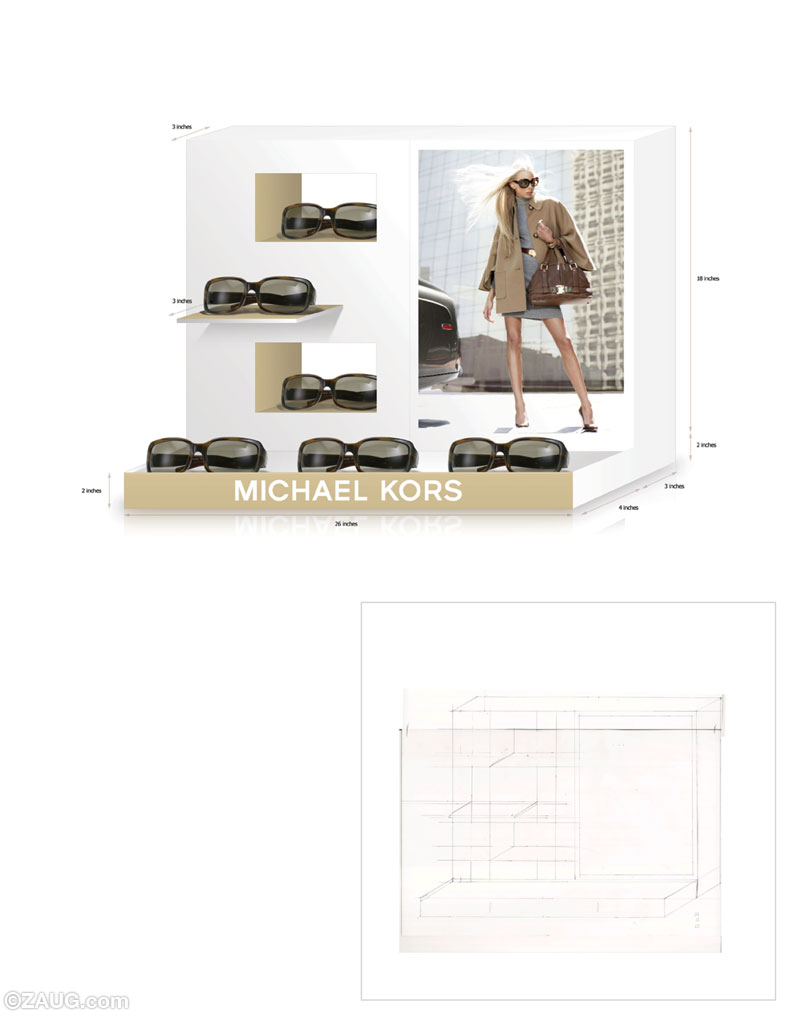 Michael Kors cardboard